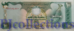 UNITED ARAB EMIRATES 10 DIRHAMS 1998 PICK 20a AU/UNC - Ver. Arab. Emirate
