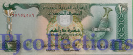 UNITED ARAB EMIRATES 10 DIRHAMS 1998 PICK 20a UNC - Ver. Arab. Emirate