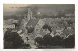 Étréchy (91) : Vue Aérienne Générale Du Quartier De L'église Env 1910 PF. - Etrechy