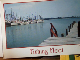 Shrimp Boat Fleet Seen All Along The Gulf Coast Of Corpus Christi Texas S1990 JV5912 - Corpus Christi