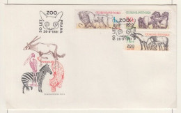 CESKOSLOVENSKO FDC MICHEL  2635/37 Wilde Animals - FDC