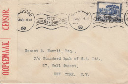 South Africa - 1940 Censor Letter To USA (3-348) - Zululand (1888-1902)