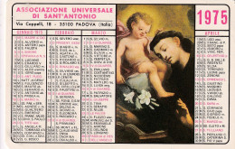 Calendarietto - Associazione Universale Di Sant'antonio - Padova - Anno 1975 - Formato Piccolo : 1971-80