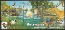 (188) Botswana  2001 / Okavango Sheet / Bf / Bloc Hong Kong Overprint   ** / Mnh  Michel BL 33 I - Botswana (1966-...)