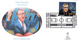 John Wooden First Day Cover, From Toad Hall Covers! - 2011-...