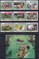 MiNr. 529 - 538 (Block 70) Grenada/Grenadinen 1982, 14. Dez. Weihnachten: Walt-Disney-Figuren - Postfrisch/**/MNH - America (Other)