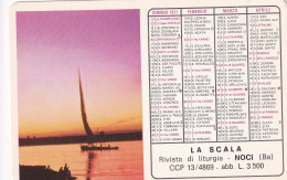 Calendarietto - La Scala - Rivista Di Liturgia -  Noci - Bari - Anno 1977 - Formato Piccolo : 1971-80