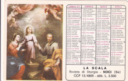 Calendarietto - La Scala - Rivista Di Liturgia - Noci - Bari - Anno 1977 - Petit Format : 1971-80