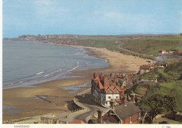 Postcard Sandsend [ & Whitby ] Yorkshire My Ref B26413 - Whitby