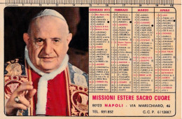 Calendarietto - Missioni Estere Sacro Cuore - Napoli - Anno 1973 - Petit Format : 1971-80