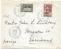 Finland   1946 600th Anniversary Of The City Of Porvoo (Borgå) Mi 331-332   FDC - Covers & Documents