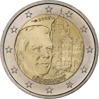 Luxembourg, Henri, 2 Euro, 2008, Paris, SPL, Bimétallique, KM:96 - Luxemburgo