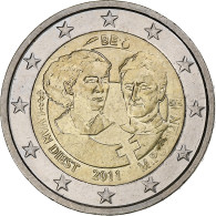 Belgique, Albert II, 2 Euro, Women's Day, 2011, Bruxelles, SUP, Bimétallique - Bélgica