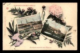 54 - HOMECOURT-JOEUF - LE VOUS ENVOIE CES FLEURS - 2 VUES - Homecourt