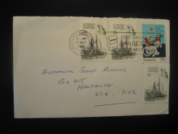 ROCKHAMPTON 1984 R. Y. Penola Ship Cancel Cover AAT Australian Antarctic Territory Antarctics Antarctica Australia - Covers & Documents