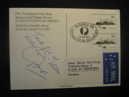 MELBOURNE 1984 R.R.S. Discovery II Ship Cancel Card AAT Australian Antarctic Territory Antarctiqu Antarctica Australia - Storia Postale