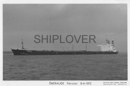 Pétrolier Français EMERAUDE - Carte Photo éditions Marius Bar - Bateau/ship/schiff - Tankers