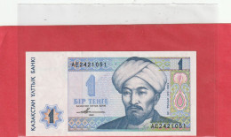 KAZAKSTAN NATIONAL  BANK   .  1 TENGE .  1993  .  N°  AE 2421051  .  2 SCANNES - Kazakistan