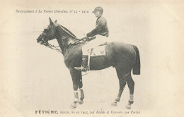 Hippisme * La France Chevaline N°13 1909 * Concours Centrale Hippique * Cheval FETICHE Alezan Jockey - Hippisme