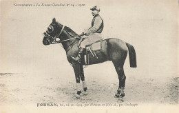 Hippisme * La France Chevaline N°14 1909 * Concours Centrale Hippique * Cheval FORSAN Bai - Paardensport