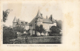 Couhé Vérac * Le Château De La Morcière , Commune De Brux - Couhe