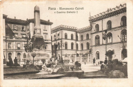 ITALIE - Pavia - Monumento Cairoli E Caserma Umberto L - Carte Postale Ancienne - Pavia