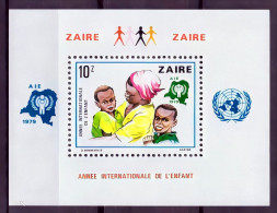 Zaire 1979, Year Of The Child, Block - Nuevos