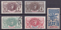 CF-SN-03 – FRENCH COLONIES – SENEGAL – 1906 – Y&T # 30-37 USED 8,80 € - Oblitérés