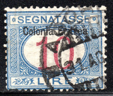 2812.ITALY,ERITREA,1903 10 L.POSTAGE DUE,SC.J11 - Eritrea