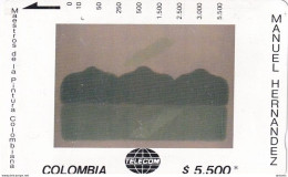 COLOMBIA(Tamura) - Horizontal Sostenido, Painting/Manuel Hernandez, Tirage 19000, Used - Colombie