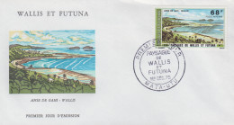 Enveloppe   FDC  1er  Jour     WALLIS  Et  FUTUNA    Paysages   1975 - FDC