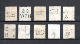 NSW Old Collection Stamps (10x) With Perforations Nice Used - Usados