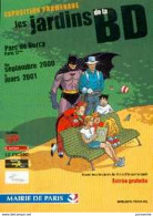 JUILLARD : Carte Postale JARDINS DE BD  ( Batman ) - Juillard