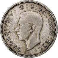 Grande-Bretagne, George VI, Shilling, 1938, Argent, TB+, KM:854 - I. 1 Shilling