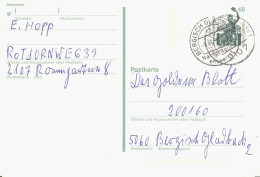 GERMANY. POSTAL STATIONERY BERGISCH GLADBACH. - Cartes Postales - Oblitérées