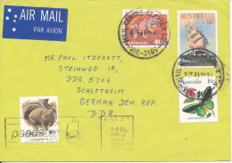 Australia Cover Sent Air Mail To Germany DDR 31-5-1984 Topic Stamps - Covers & Documents