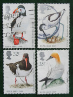 Bird Vogel Oiseau Pajaro (Mi 1185-1188) 1989 Used Gebruikt Oblitere ENGLAND GRANDE-BRETAGNE GB GREAT BRITAIN - Usati