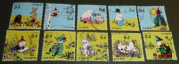 Nippon - Japan - 2021 - Michel 10700 Tm 10709 - Gebruikt - Used - Moomin - Characters - Used Stamps