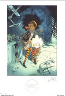 DJIEF : Exlibris Salon BD HANRET 2022 (ns) - Illustratoren D - F