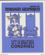 KOKOR : Exlibris Salon VENDANGES GRAPHIQUES 2015 - Autres & Non Classés