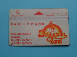 Family Park BOBBEJAANLAND Lichtaart - Belgacom (Zie / Voir / Sehen Sie Scans ) ! - Sin Chip