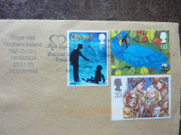 2024  3 Stamps Used On A Letter - Gebraucht