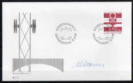 Martin Mörck. Denmark 1992.100 Anniv Danish Engineering Association. Michel 1022 FDC. Signed. - FDC