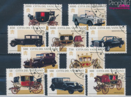 Vatikanstadt 1197-1206 (kompl.Ausg.) Gestempelt 1997 Kutschen Und Automobile (10352269 - Used Stamps