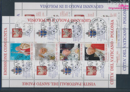 Vatikanstadt 1474-1481 Kleinbogen (kompl.Ausg.) Gestempelt 2004 Polenreisen (10368195 - Used Stamps