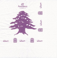 Serviette  Liban  Par  Avenance  Arbre Cèdre Du Liban - Tovaglioli Bar-caffè-ristoranti