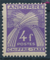 Andorra - Französische Post P28 Postfrisch 1943 Portomarken (10363047 - Unused Stamps