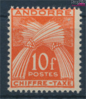 Andorra - Französische Post P30 Postfrisch 1943 Portomarken (10363046 - Neufs