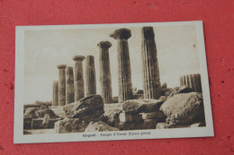 Agrigento Tempio Ercole 1928 Ed. Di Leo - Agrigento