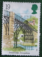 19P INDUSTRIAL ARCHAEOLOGY RIVER BRIDGE (Mi 1206) 1989 Used Gebruikt Oblitere ENGLAND GRANDE-BRETAGNE GB GREAT BRITAIN - Usati